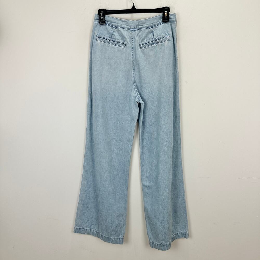 Madewell Light Blue Denim Wide Leg Jeans - Picture 9 of 13